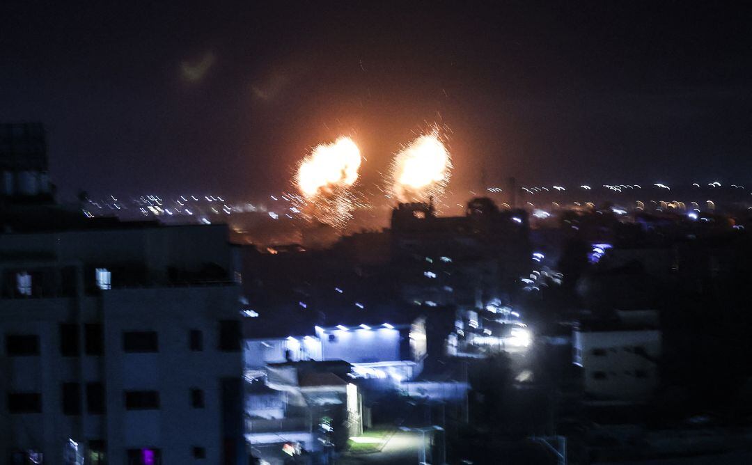 Ataque esta madrugada de Israel a Gaza. 