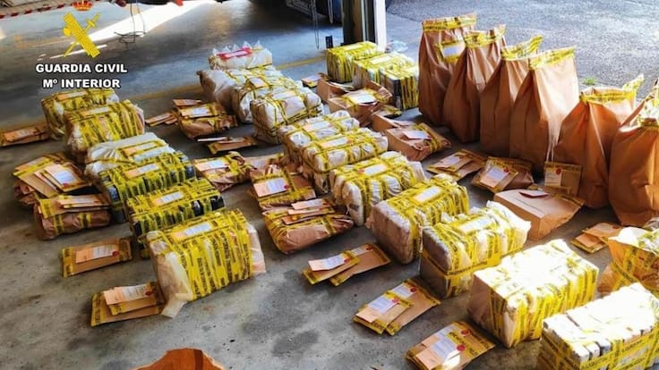 David Abelaira, Guardia Civil, sobre la incautación de droga en Burdeos