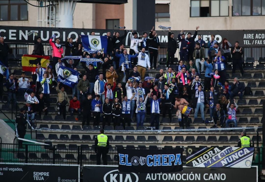 Aficionados del Hércules en Castalia