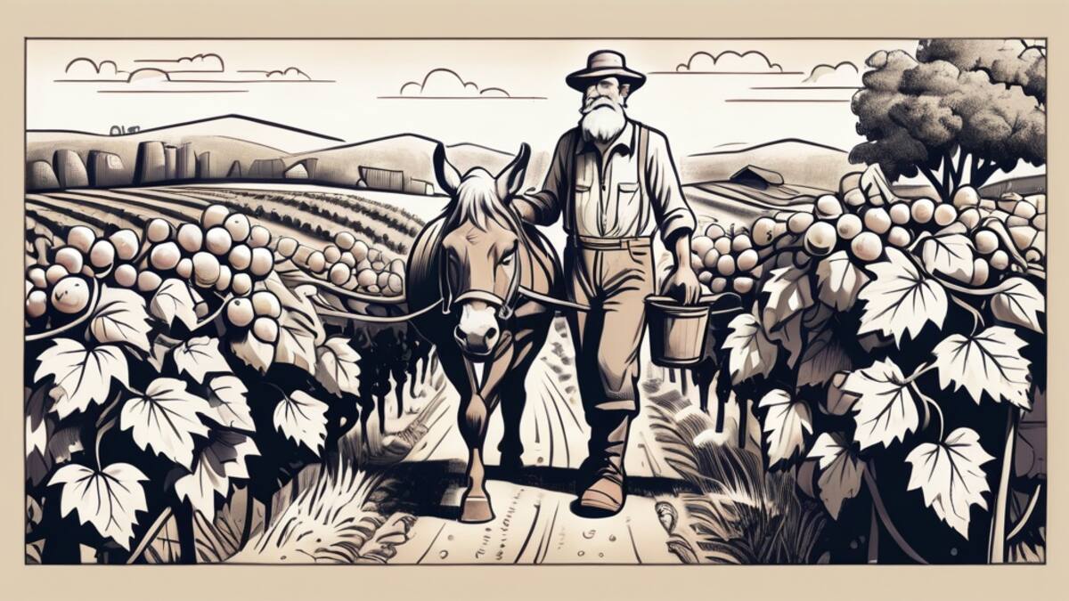 Rondalles i llegendes. Com s'introduï sa vinya