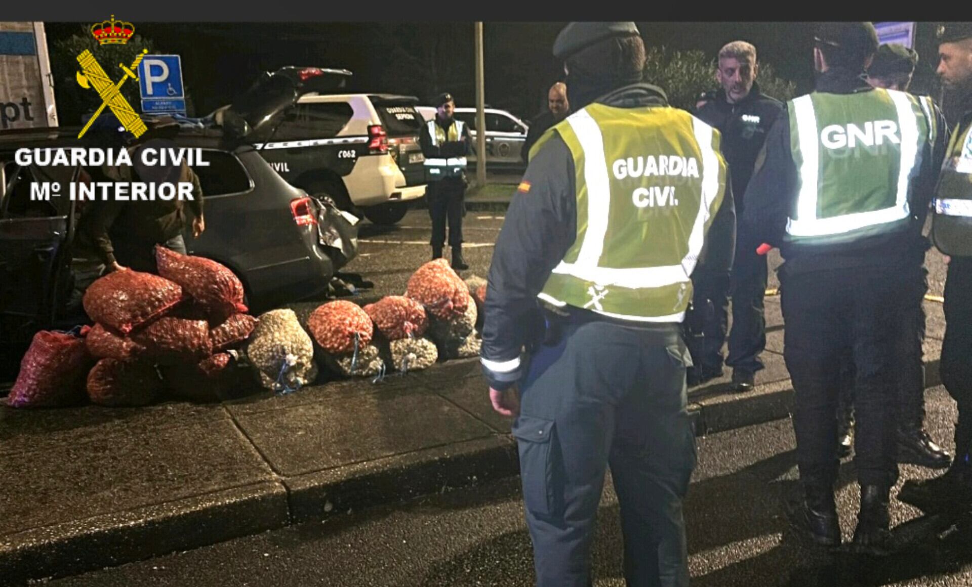 Operación conjunta contra el furtivismo de la Guardia Civil y la GNR