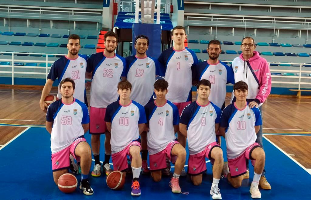 Plantilla del Xerez CD baloncesto que viajó a Huelva