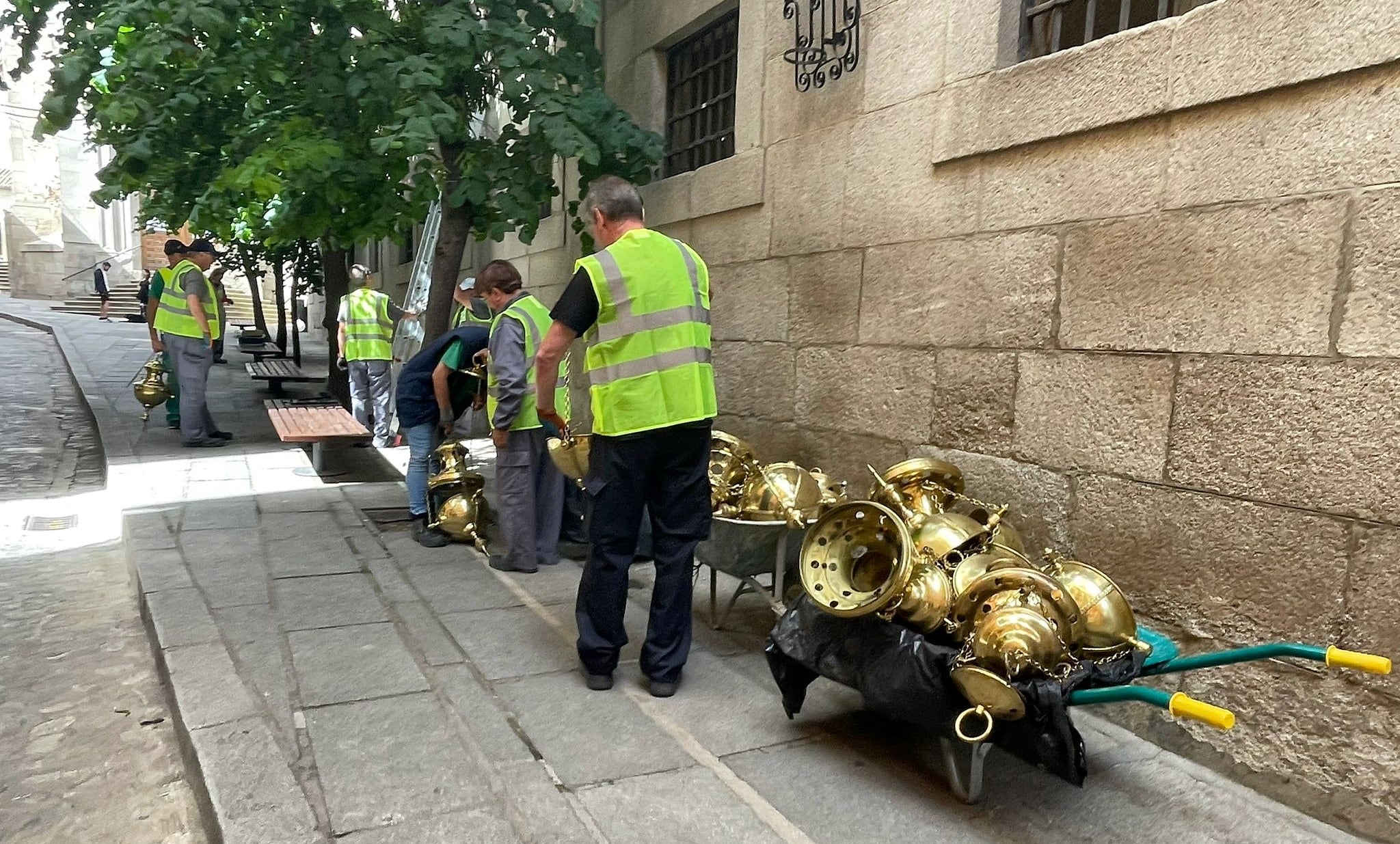 Toledo se prepara para la festividad del Corpus Chiristi