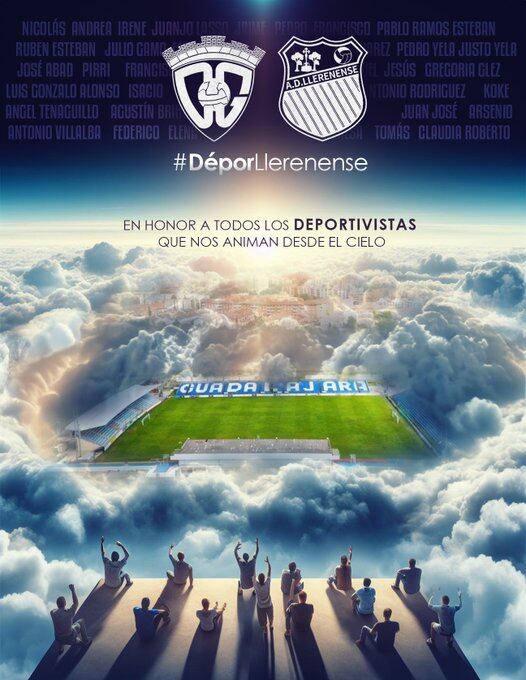 Cartel del partido Guadalajara-Llerenense