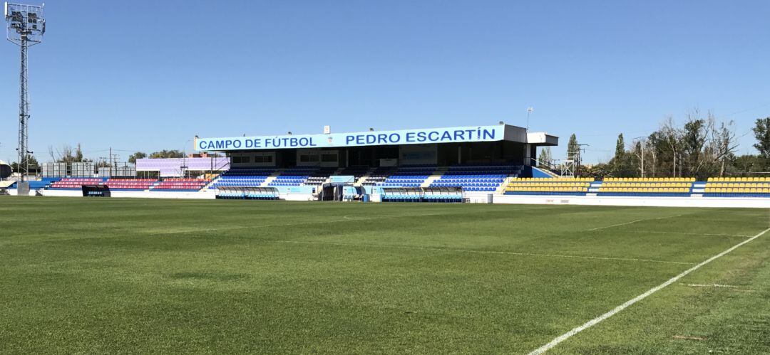 Imagen del campo de fútbol Pedro Escartín