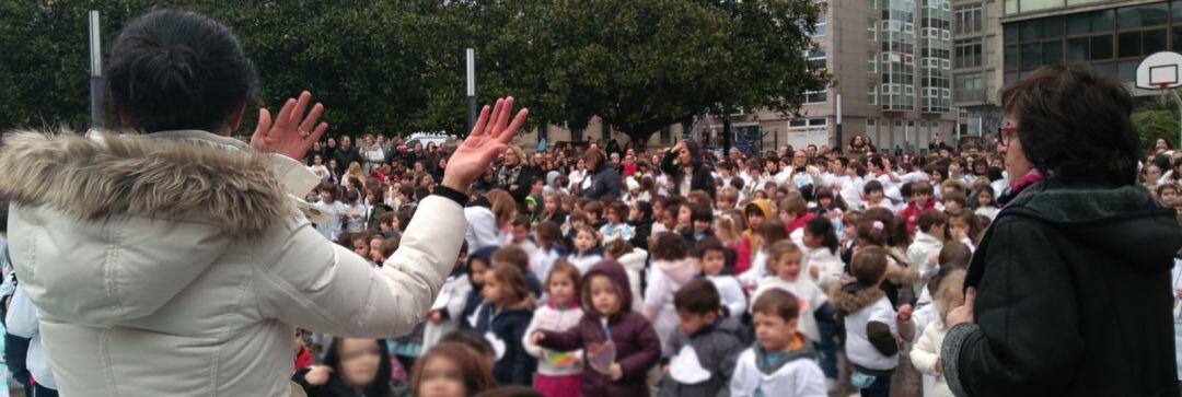 Los alumnos del Eusebio da guarda celebran el día de la Paz