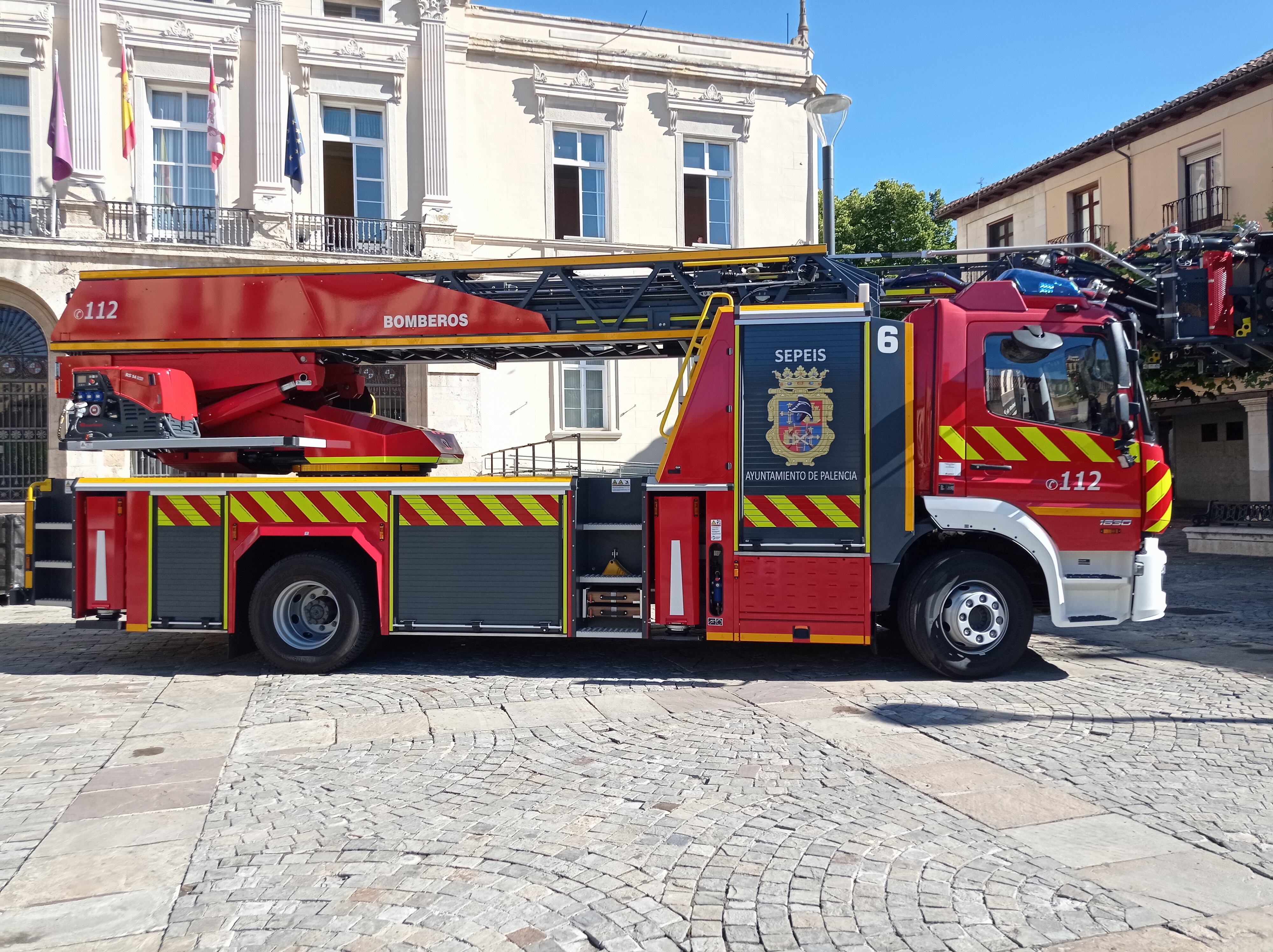 Camión de Bomberos del Ayuntamiento de Palencia