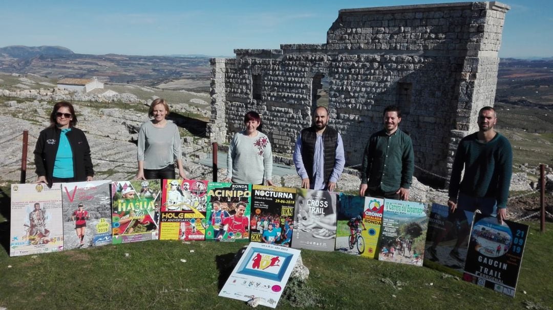 Presentación de la LRU en el yacimiento arqueológico de Acinipo