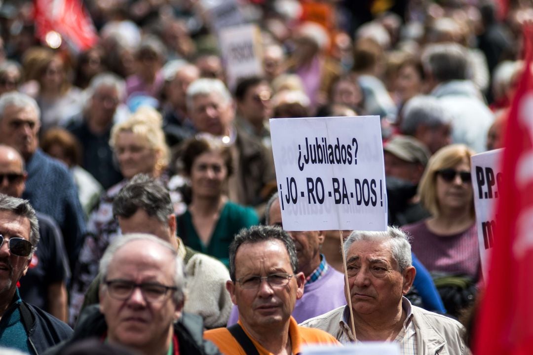 Manifestación de pensionistas