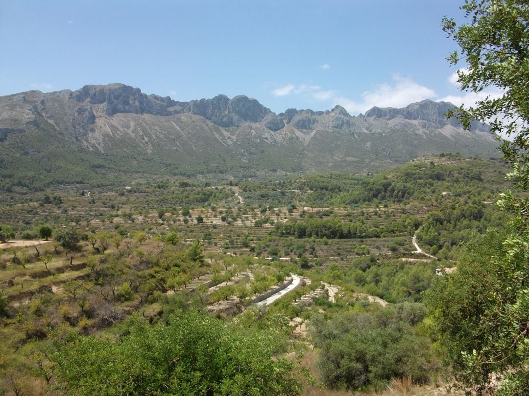 Serra de Bèrnia. Imagen archivo