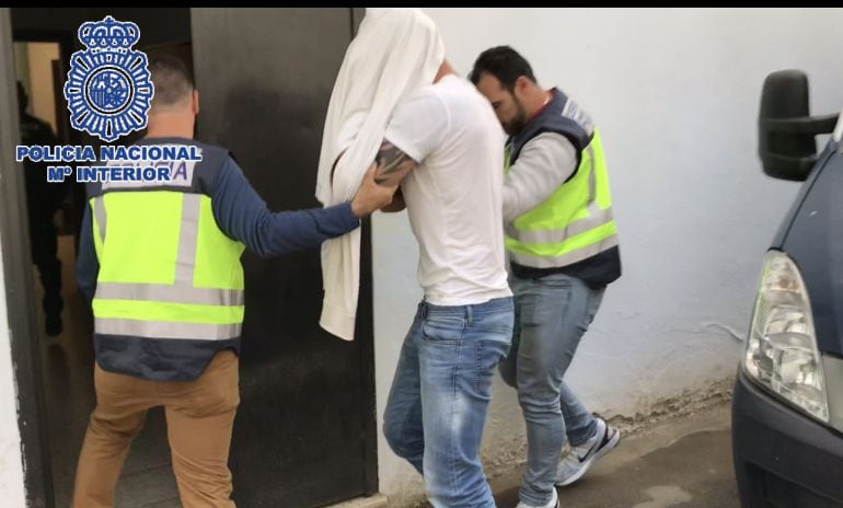 El detenido en dependencias policiales de Marbella (Málaga)