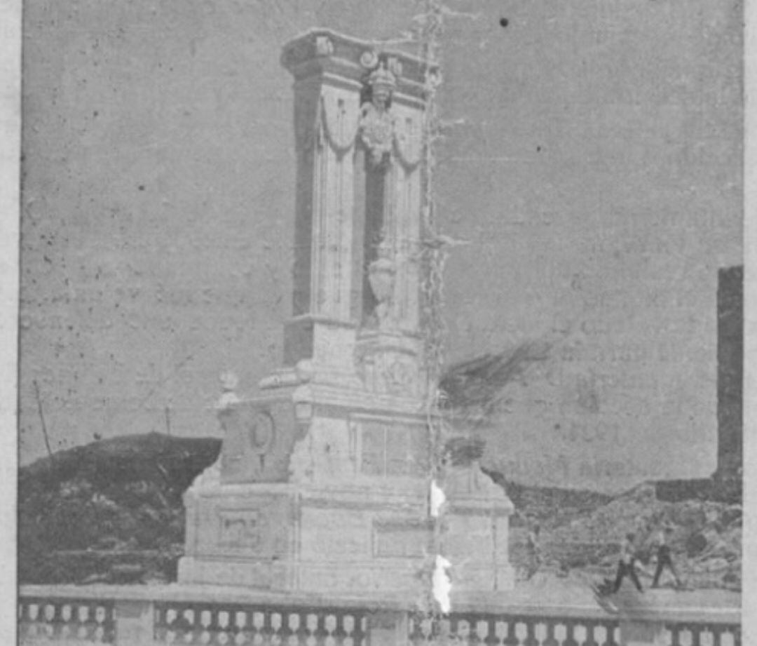 Monument dalt el Toro que recorda als menorquins morts a la Guerra del Marroc