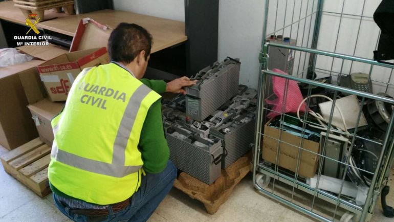 Imagen de una operación de la Guardia Civil