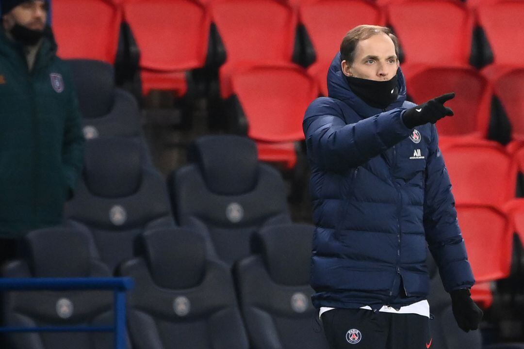 Thomas Tuchel, durante el partido contra el Basaksehir. 