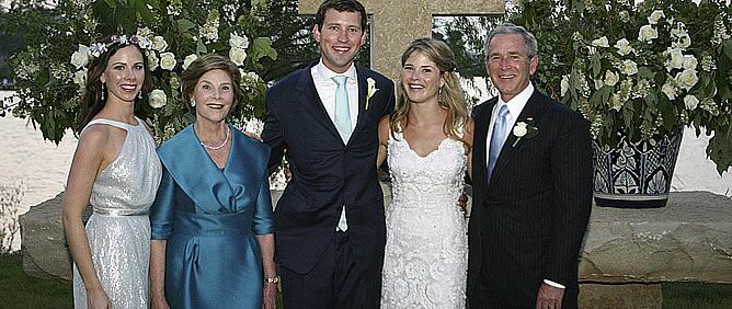 Una instantánea de la boda de Jenna Bush