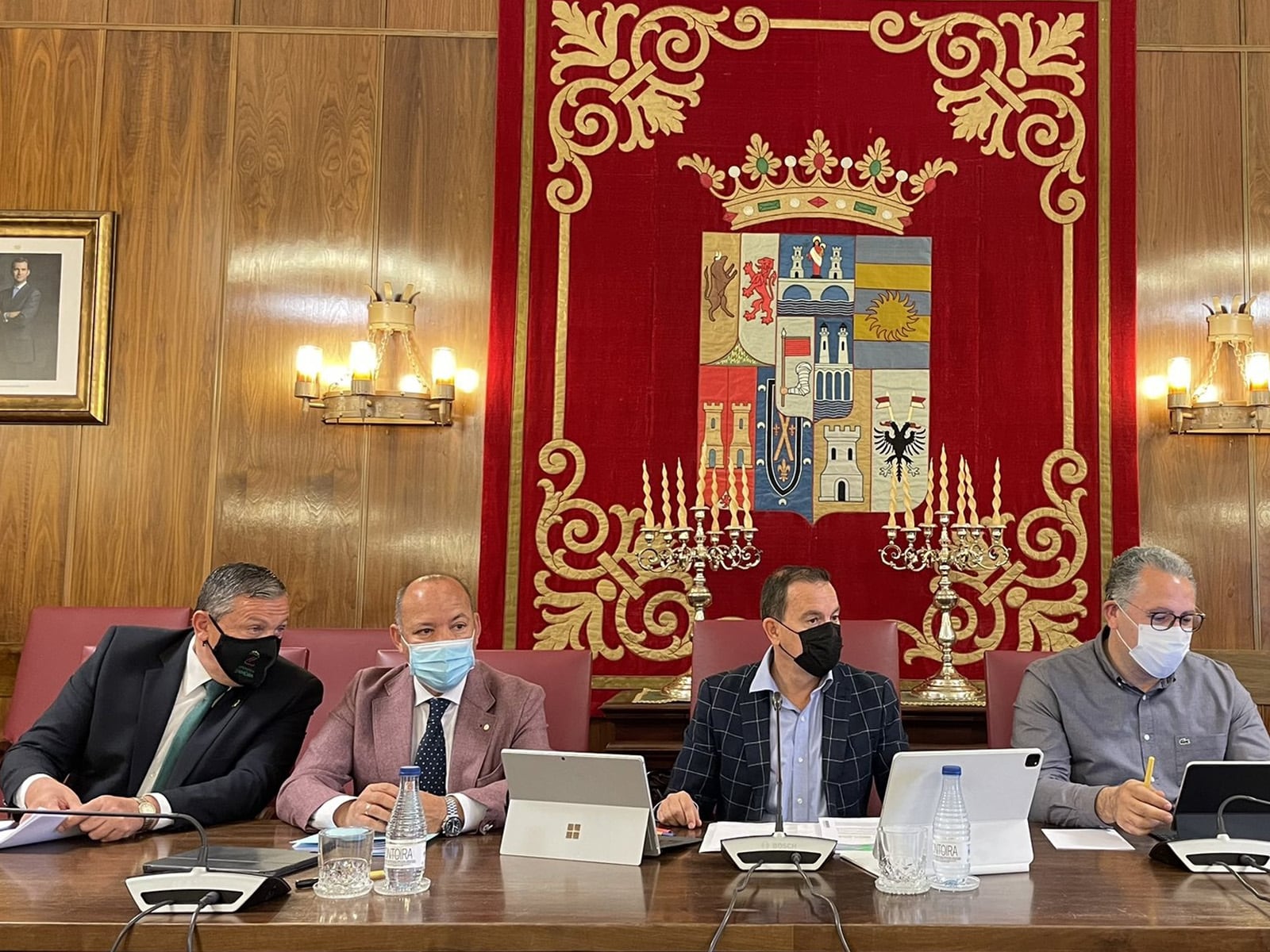 Momentos previos a la sesión plenaria de este viernes 6 de mayo