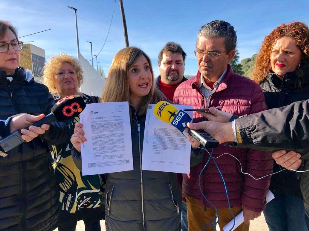 Irene García y Araceli Maese, entre otros cargos del PSOE de Cádiz.
