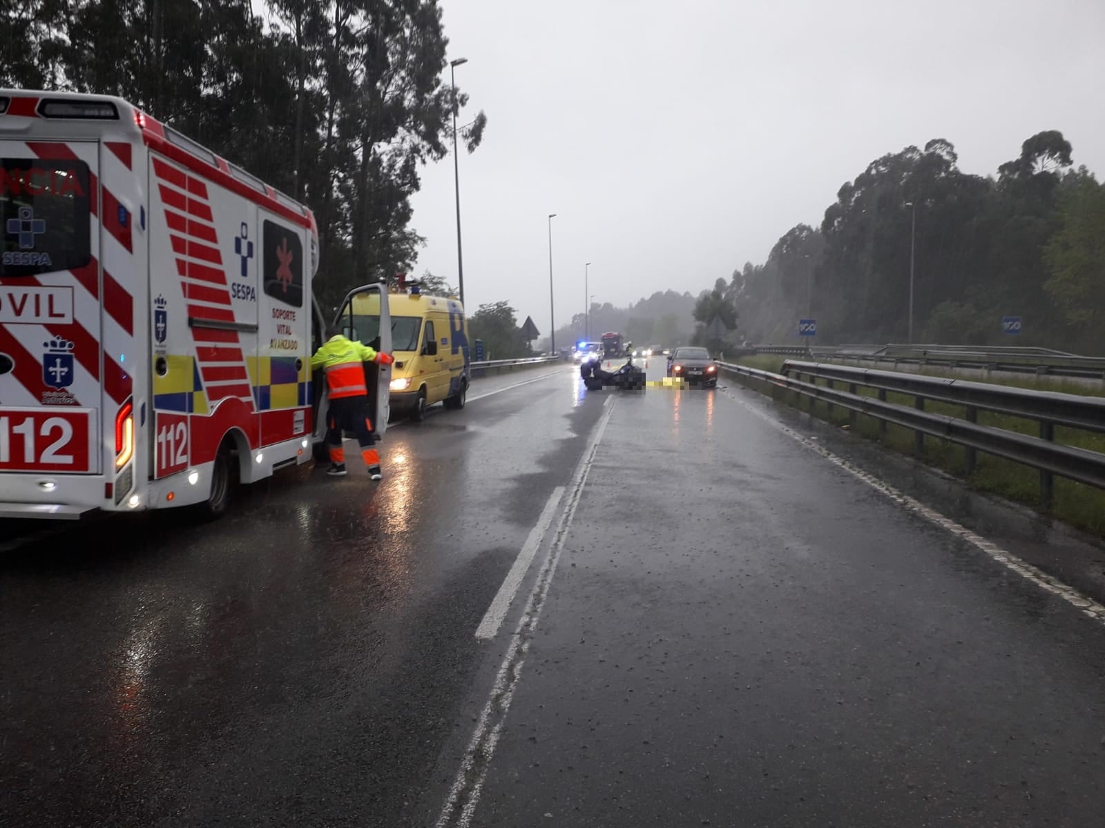 Accidente de tráfico en Llanes con dos motoristas fallecidos