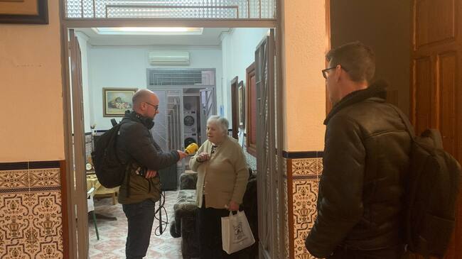 En casa de la vecina de L'Alcúdia