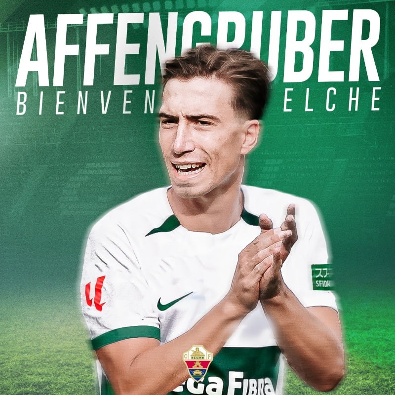 Con Affengruber el Elche completa su defensa para esta temporada