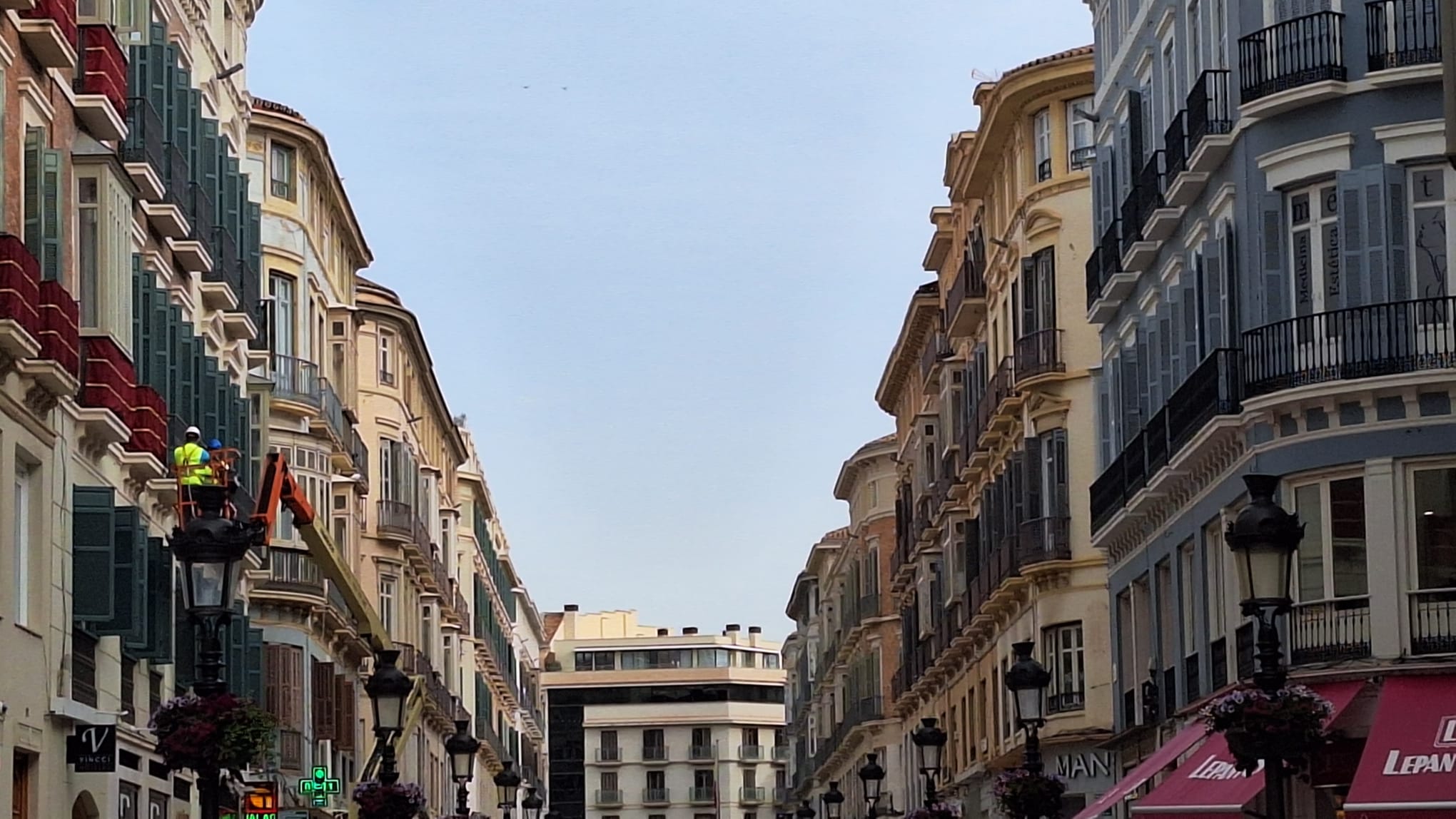 Balcones calle Larios (Málaga)