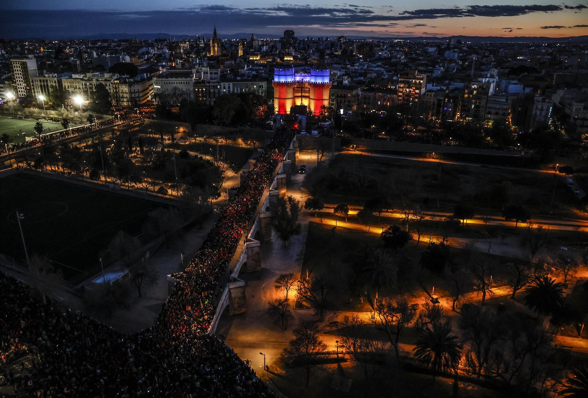 Crida 2023, en las Torres de Serranos