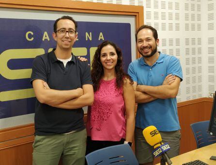 José María Martín, Patricia Huertas y Jacinto Molero.