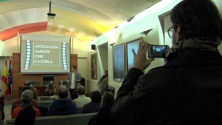 Pedro José Muñoz durante la presentacion del proyecto de la asociación