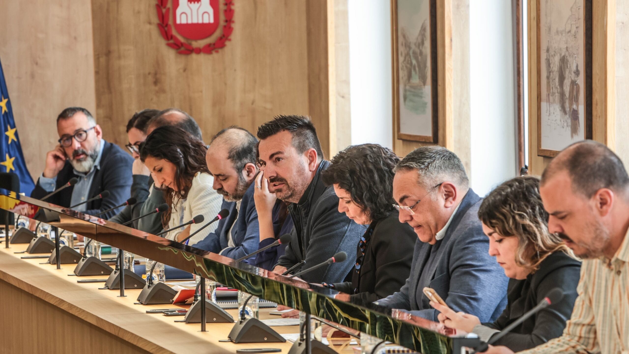 Fernando Gómez, portavoz del PSOE de Elda, ha defendido la moción