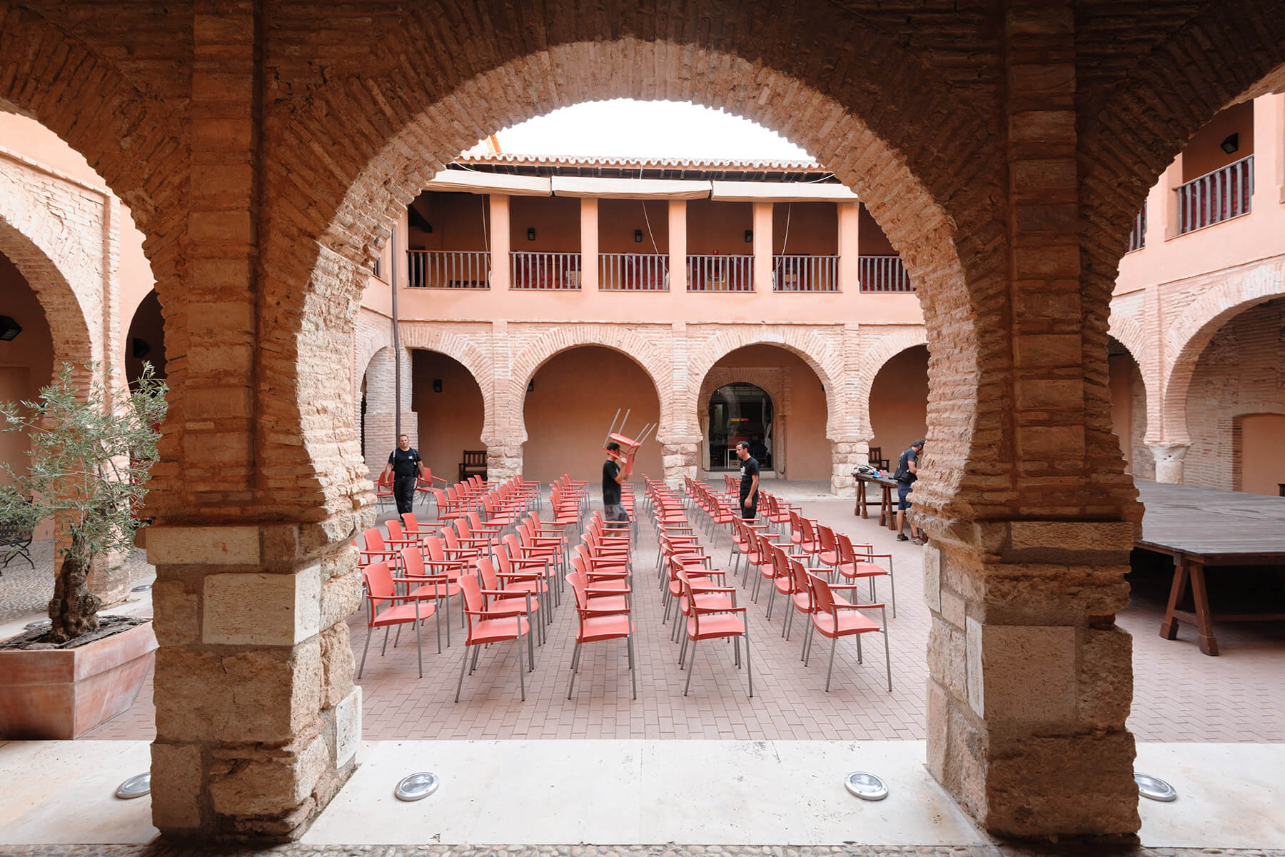 Claustro del Museo Nacional del Teatro, con sede en Almagro