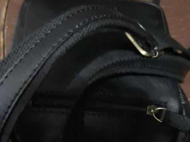 Bolso encontrado por el joven en Úbeda.