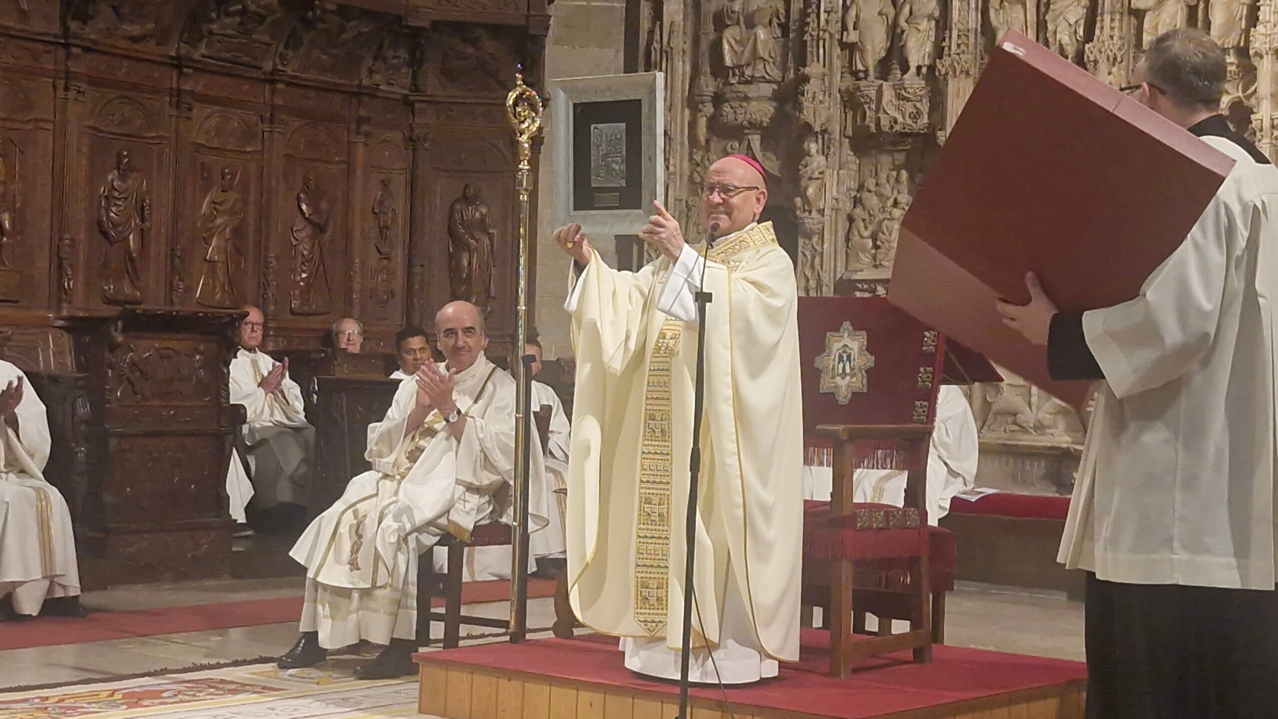 Despedida de Vicente Jiménez de la Diócesis de Huesca