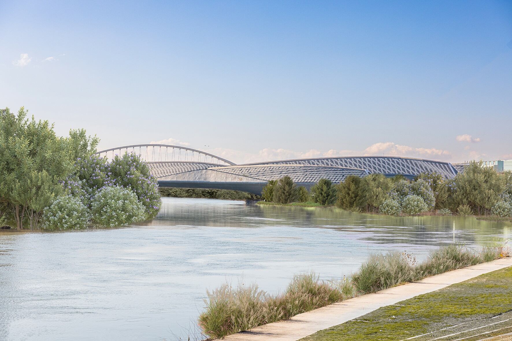Puente Zaha Hadid - Mobility City Zaragoza
