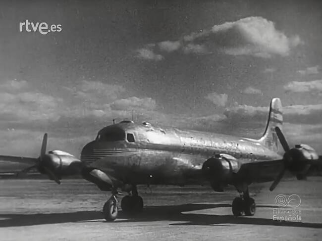 Imagen del avión accidentado