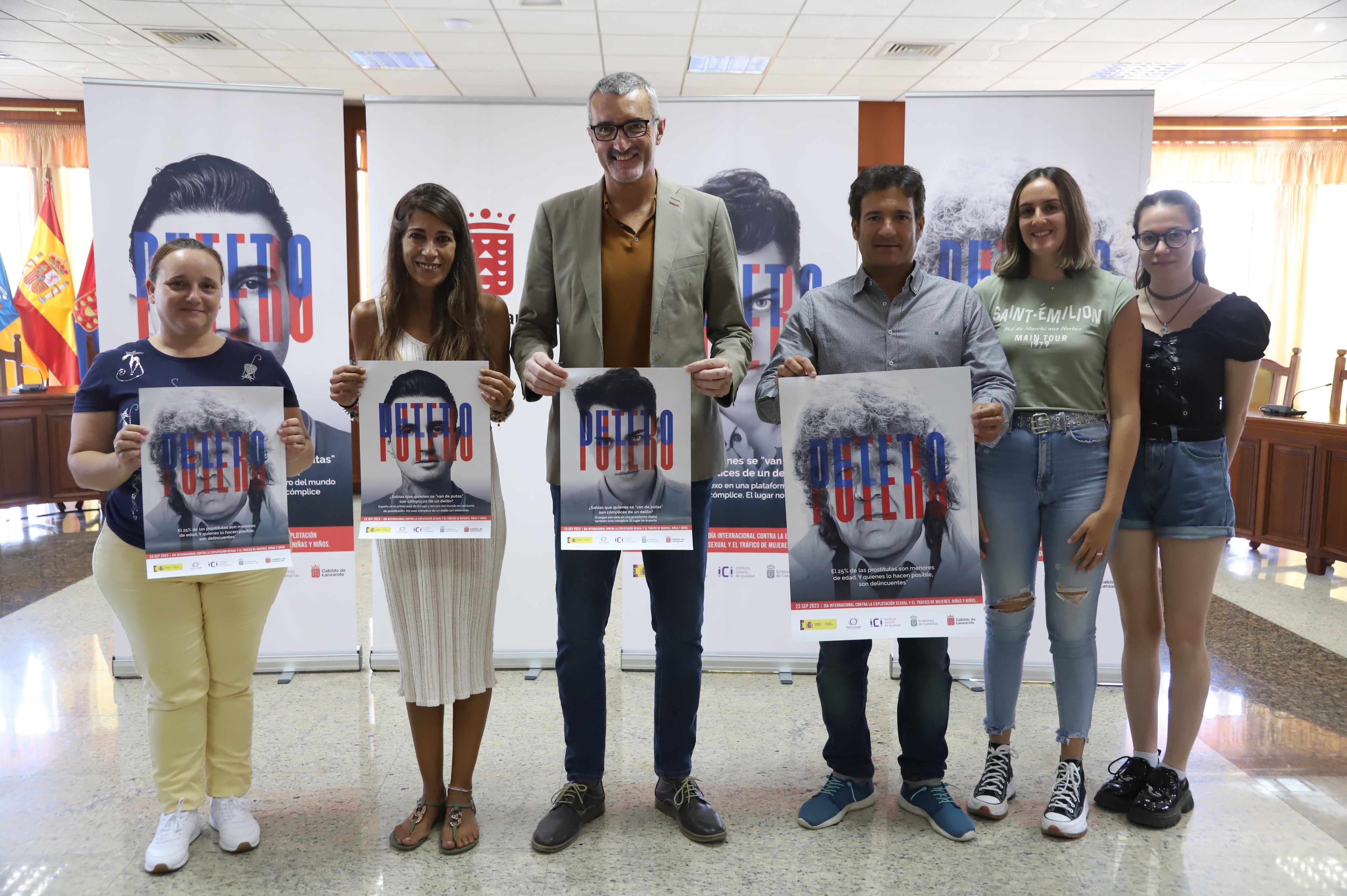 Presentación de la campaña de concienciación impulsada por el Cabildo de Lanzarote.