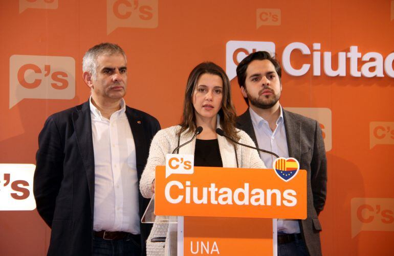 La líder de Ciudadanos en Cataluña, Inés Arrimadas.