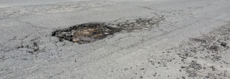 Bache en una calle