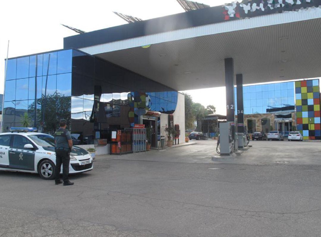 Estación de servicio en la que ocurrieron los hechos.