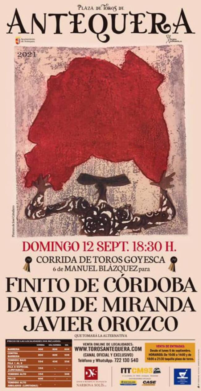 Nuevo cartel anunciador para la alternativa de Javier Orozco