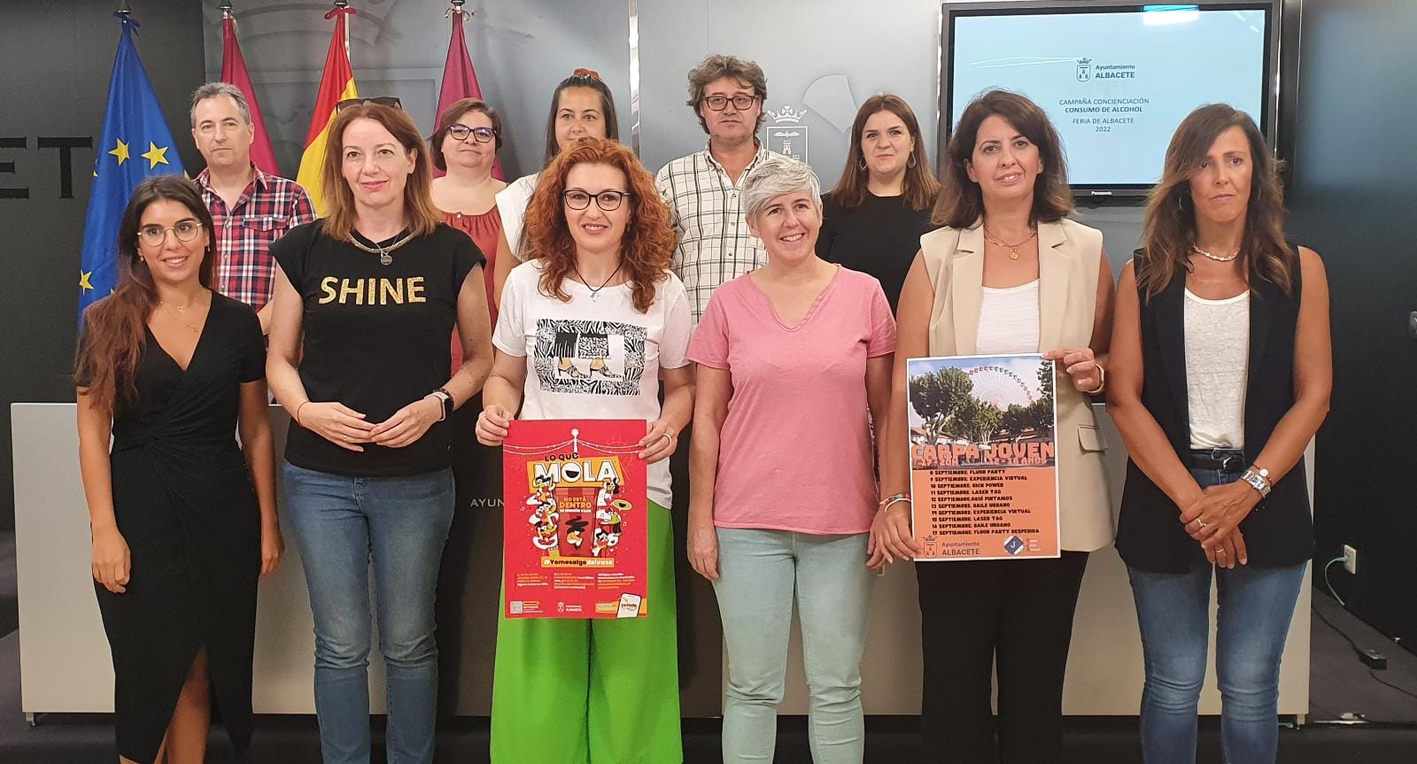 Presentación de la campaña de concienciación sobre el consumo de alcohol y de las actividades de la Carpa Joven
