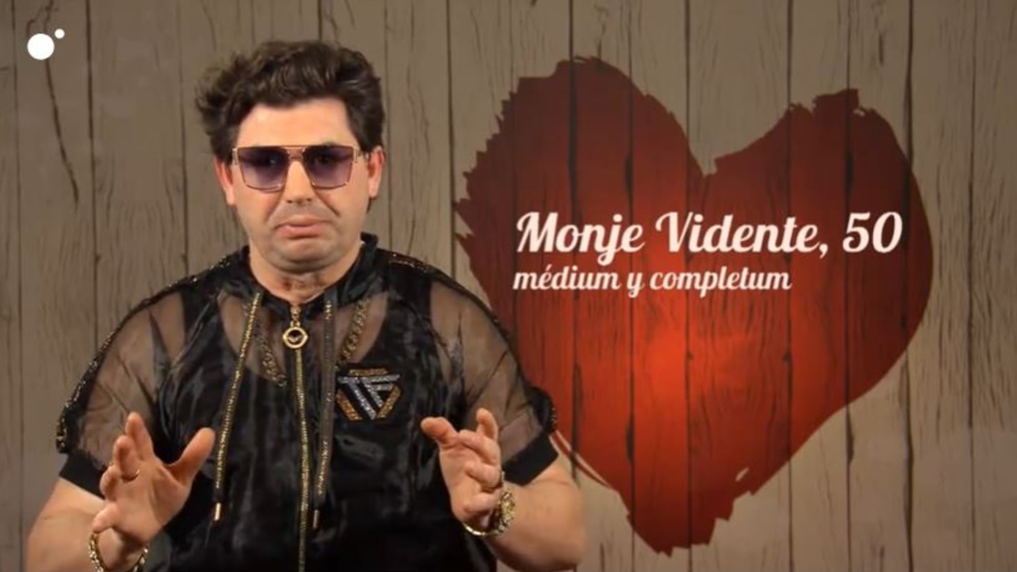 Juan Herrera Guerrero, 'Monje Vidente', durante su participación en First Dates