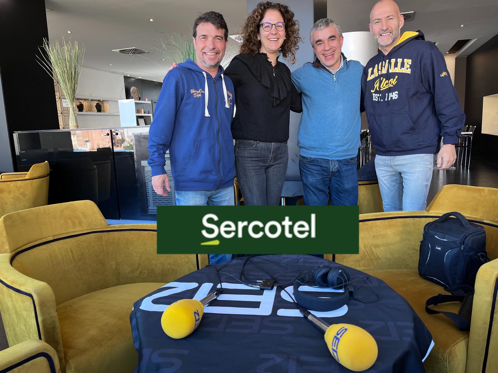 El exjugador del Alcoyano Nacho Cantó ha estado en el hotel Sercotel Ciutat d`Alcoi