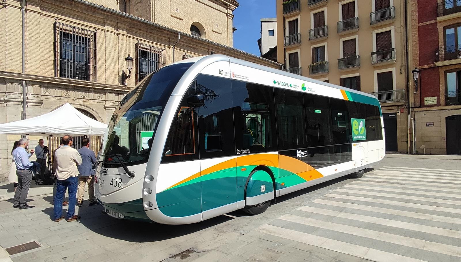 El nuevo autocar 100% eléctrico que incorpora la Mancomunidad de la Comarca de Pamplona a su flota de &#039;villavesas&#039;