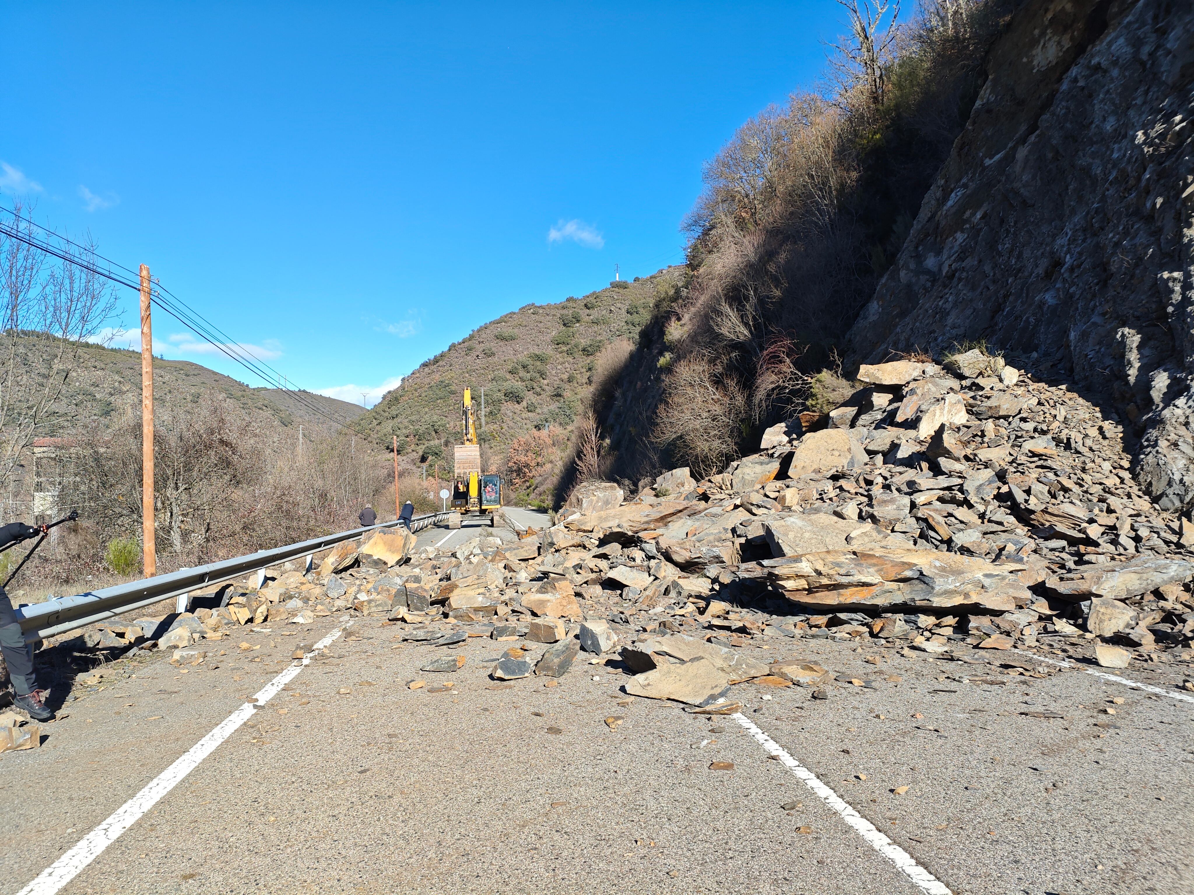 Situación del desprendimiento del pasado mes de enero