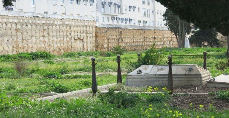 Lugar donde se iniciarán las exhumaciones en el cementerio de Cádiz