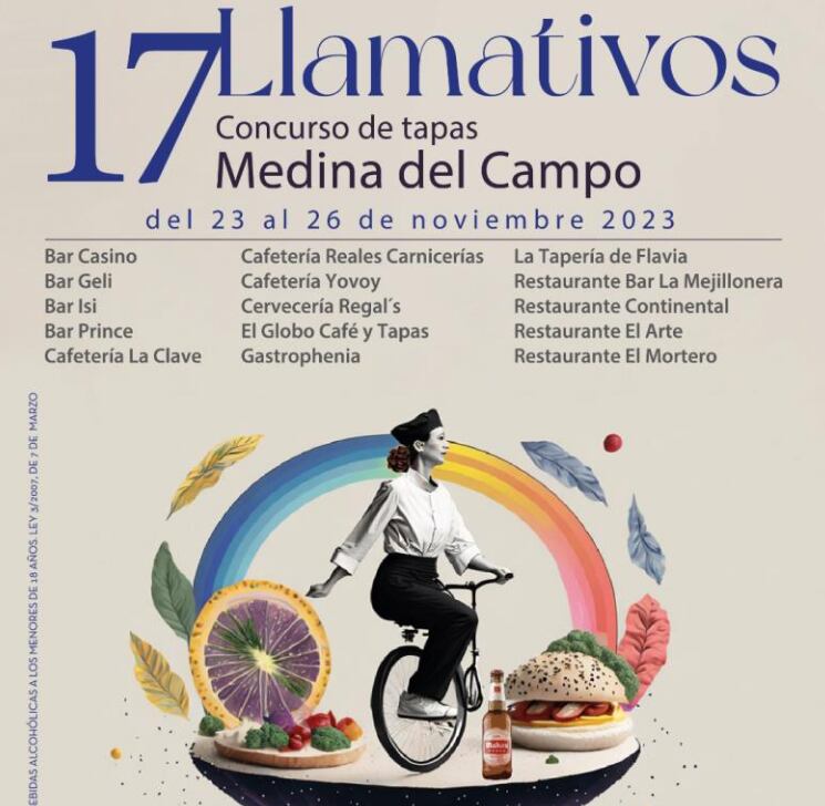 Cartel del 17 Llamativos de Medina del Campo