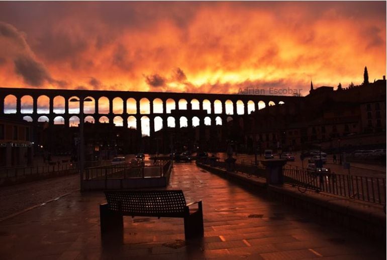 Atardecer en Segovia