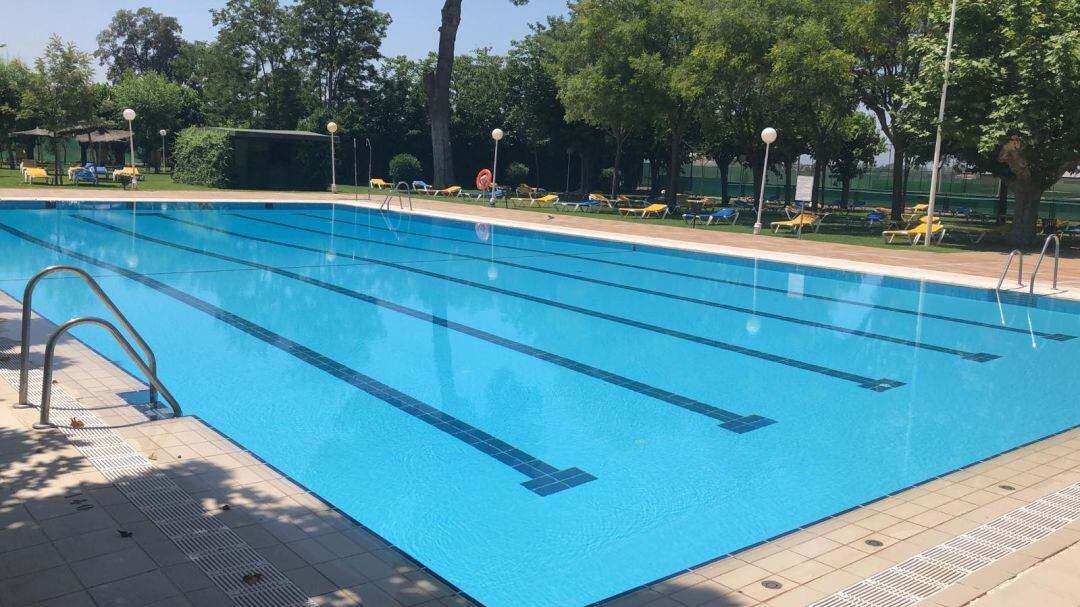 Imagen de una de las piscinas del Real Aeroclub de Córdoba