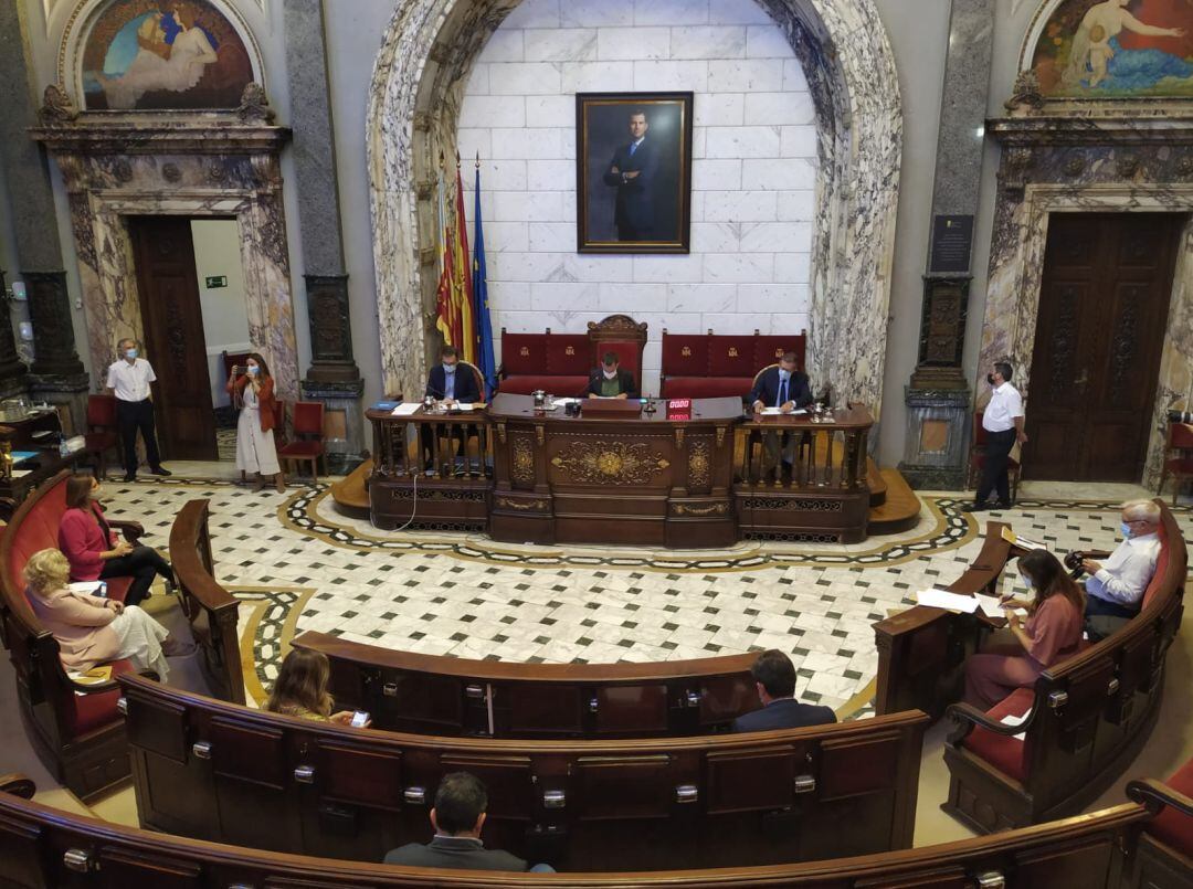 Pleno del Ayuntamiento de València de este miércoles, 23 de septiembre