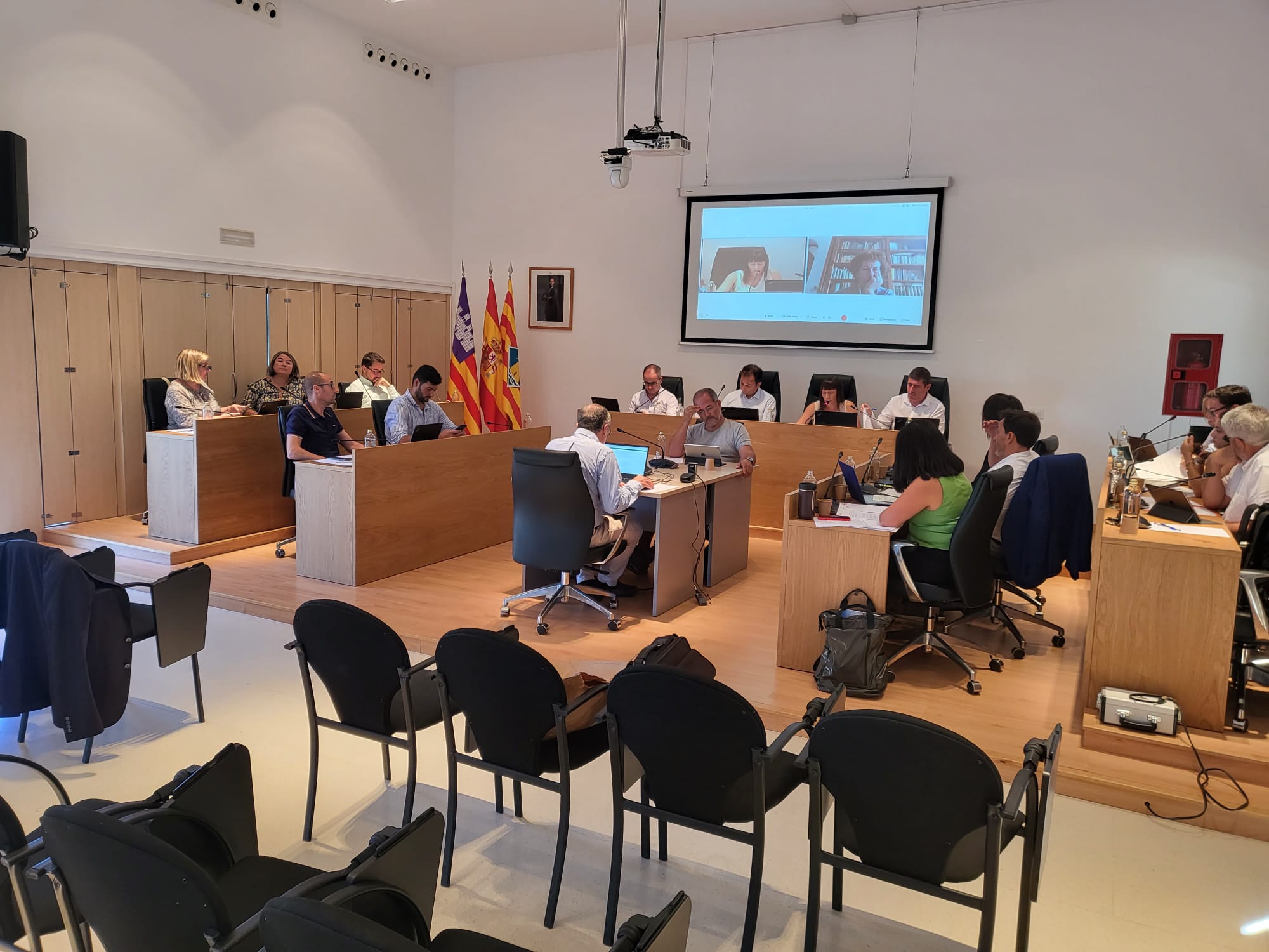 Imagen del pleno del Consell de Formentera